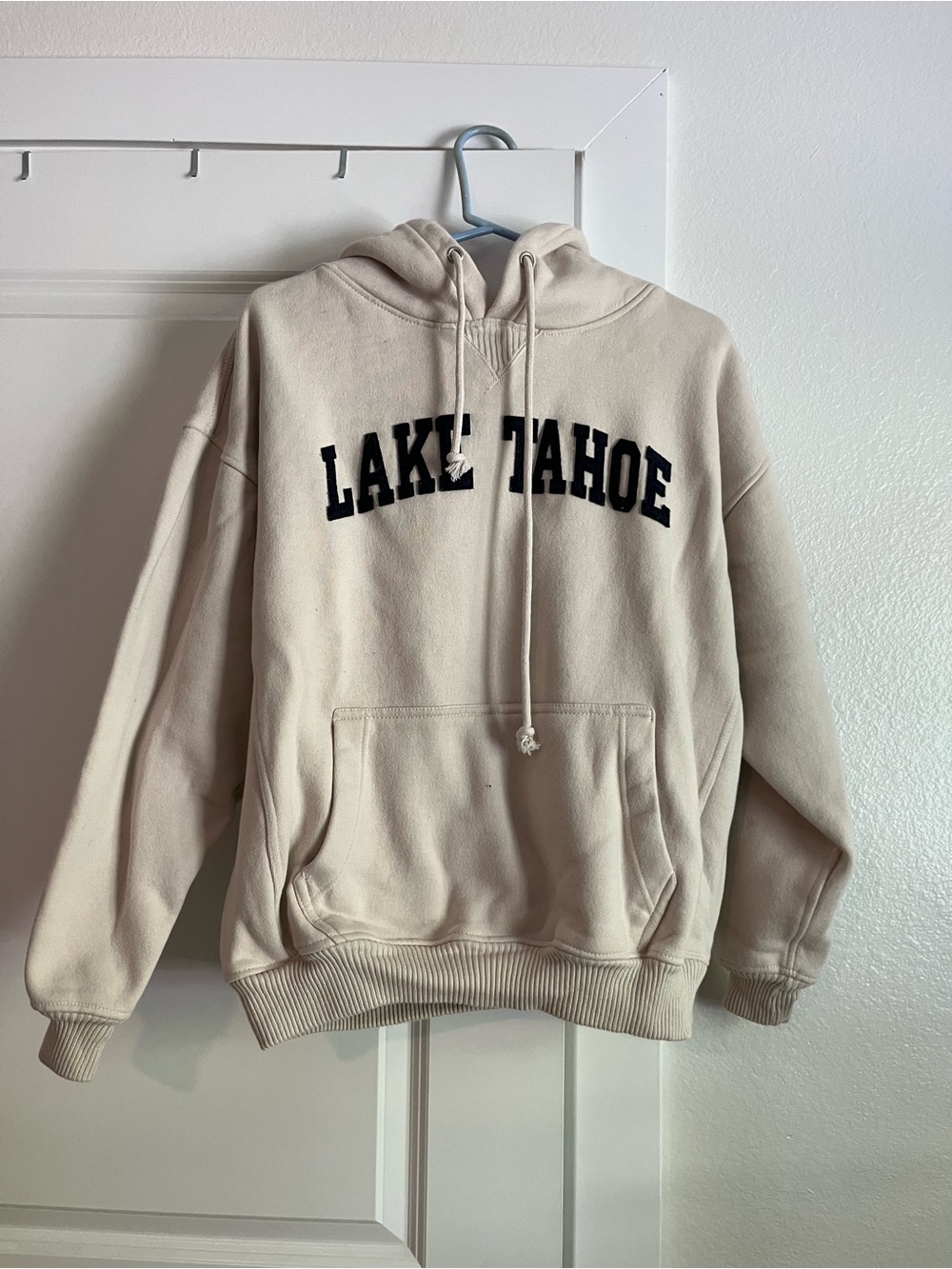 Lake Tahoe Cream Hoodie Sweatshirt - Classic Pullover